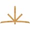 Ekena Millwork Alberta Rough Sawn Timber Gable Bracket, Western Red Cedar, 84"W x 49"H x 2"D x 4"F, 14/12 Pitch GBW084X49X0204ALB00RWR - alternate 1